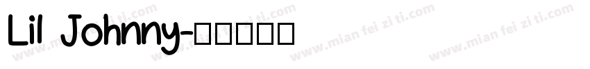 Lil Johnny字体转换